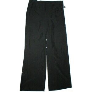 New NWT $60 Gap Modal Wide Leg Dress Pants 6 Black Silky Work Womens Office